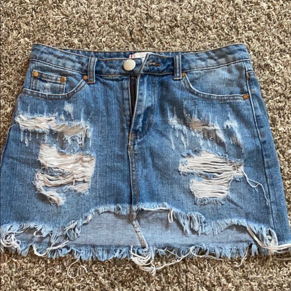 Blue Jean Skirt